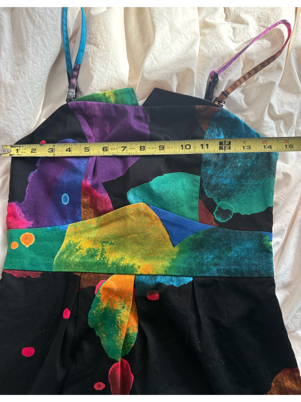 90s Y2K Whimsical Goth Rave Festival Cotton summer Dress - Picture 10 of 11